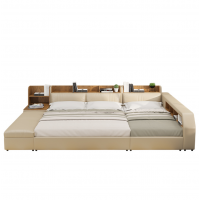 918# online shop hot sale platform bed modern design with storage