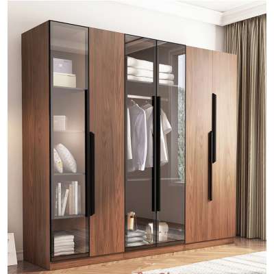 glass wardrobe model design