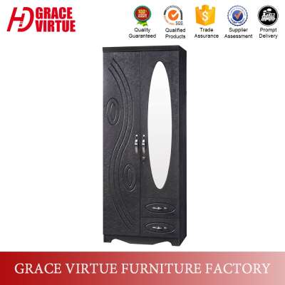 PVC Membrane Vacuum Coated MDF Celebrity Wardrobe