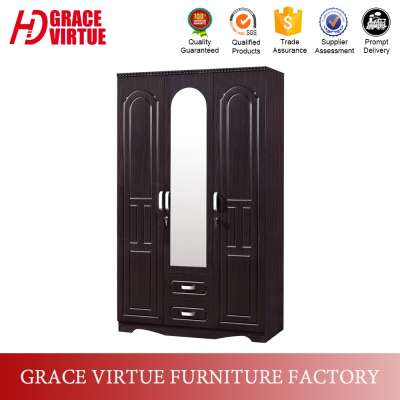 PVC Membrane Vacuum Coated Plywood Wardrobe Design